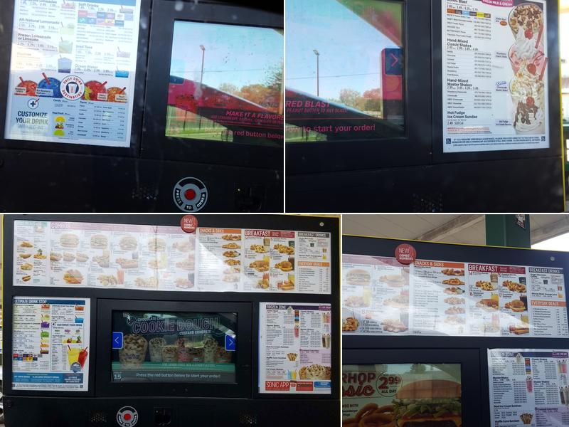 Sonic Drive-In Menu