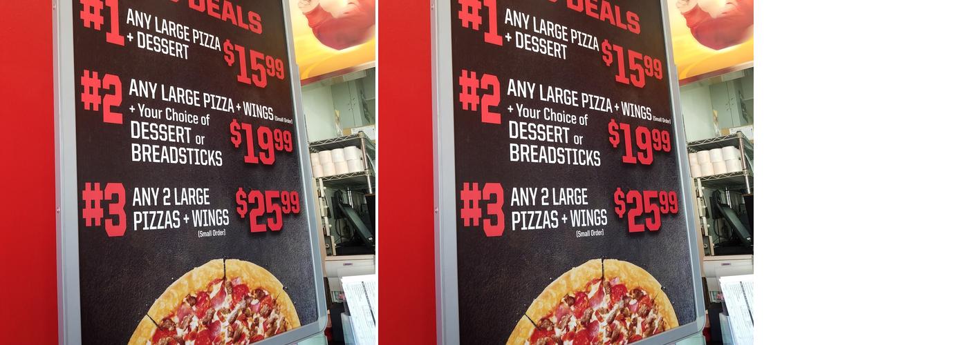 Pizza Hut Menu