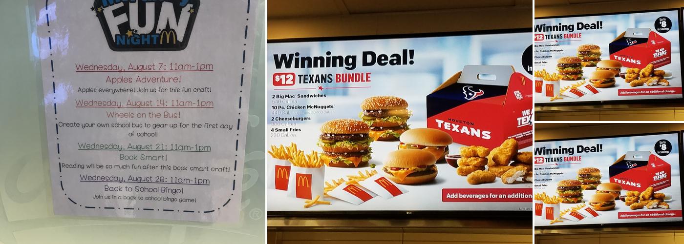McDonald's Menu
