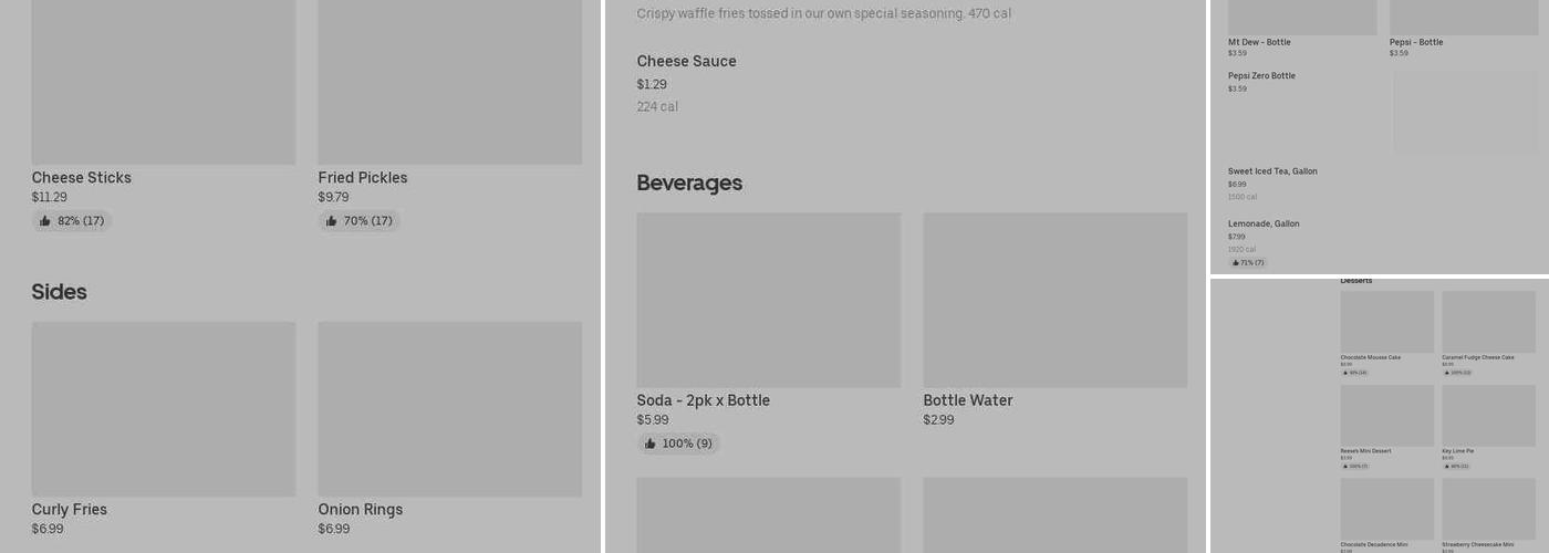 Hootie's Burger Bar Menu