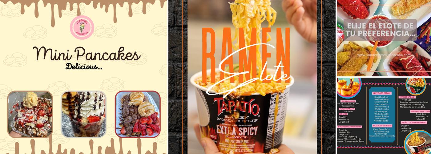 La Autentica Michoacana Ice Cream Menu