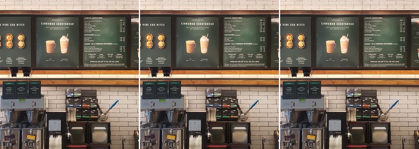 Starbucks Menu