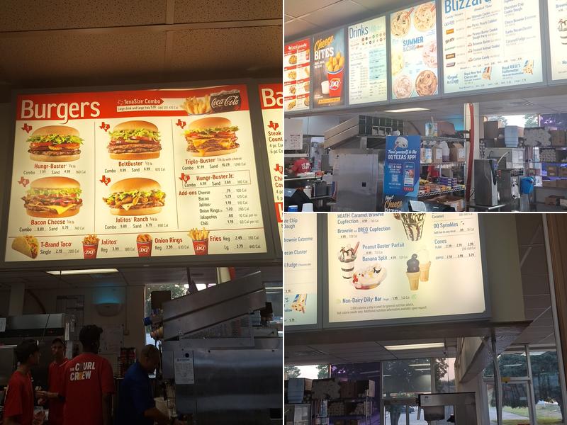 Dairy Queen Menu