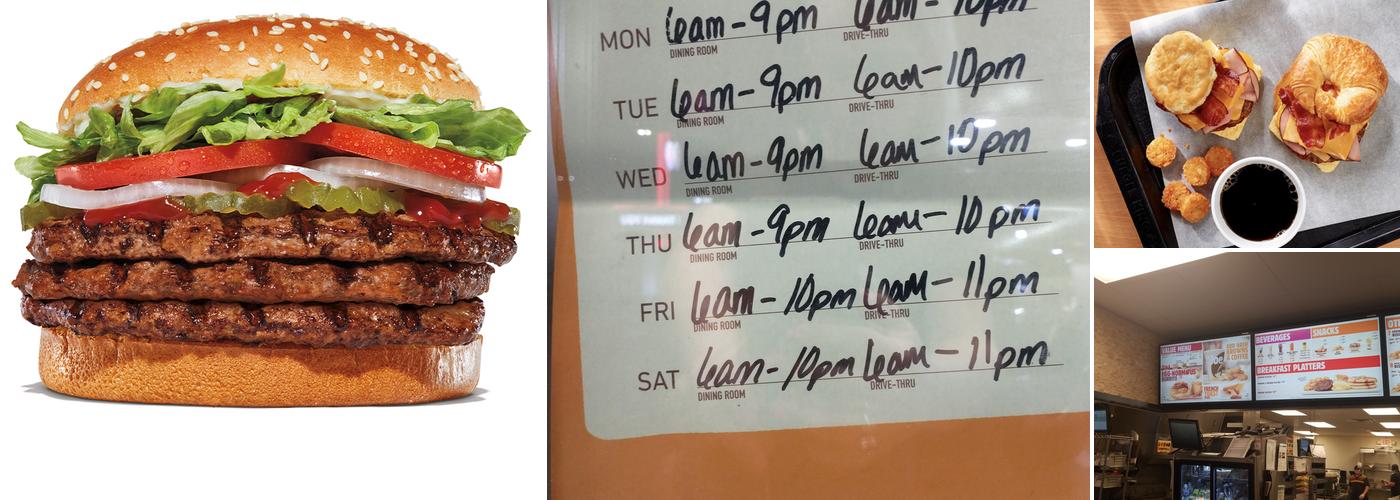 Burger King Menu