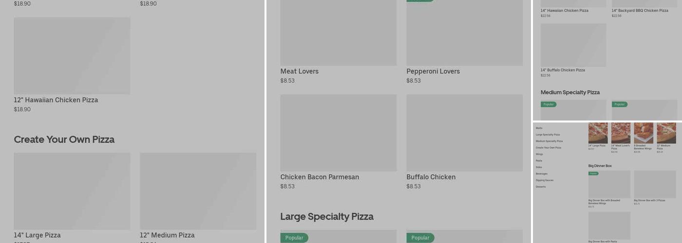 Pizza Hut Menu