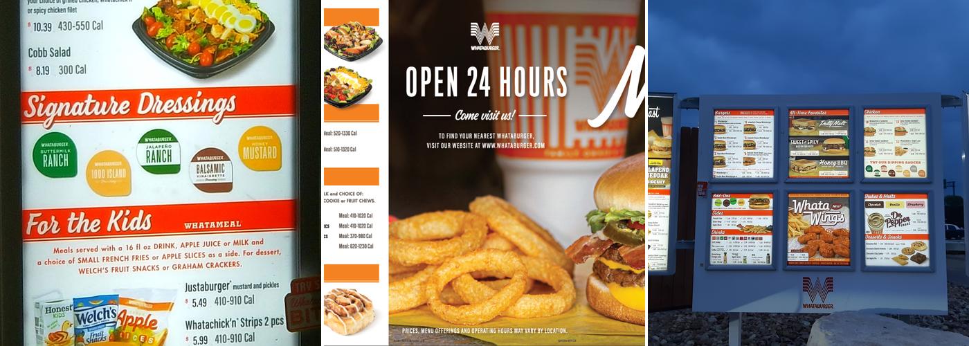 Whataburger Menu