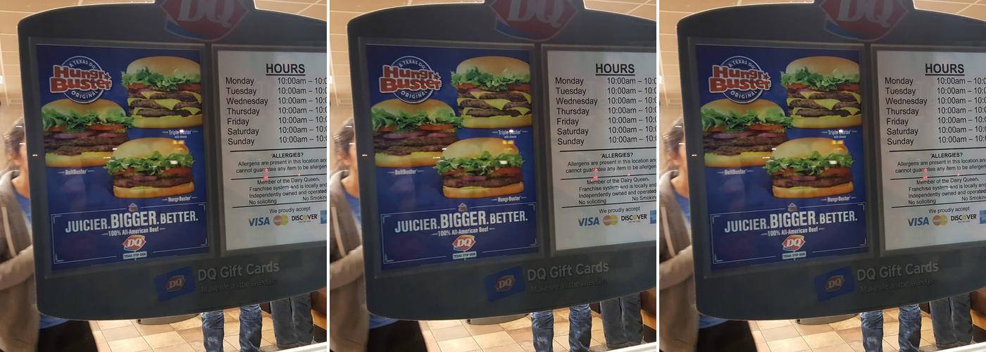 Dairy Queen Menu