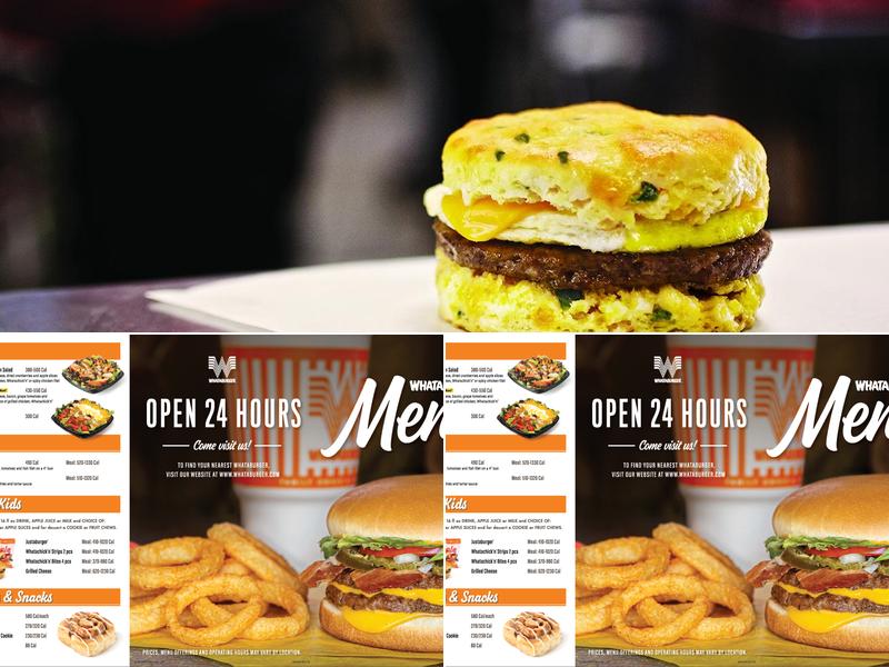 Whataburger Menu
