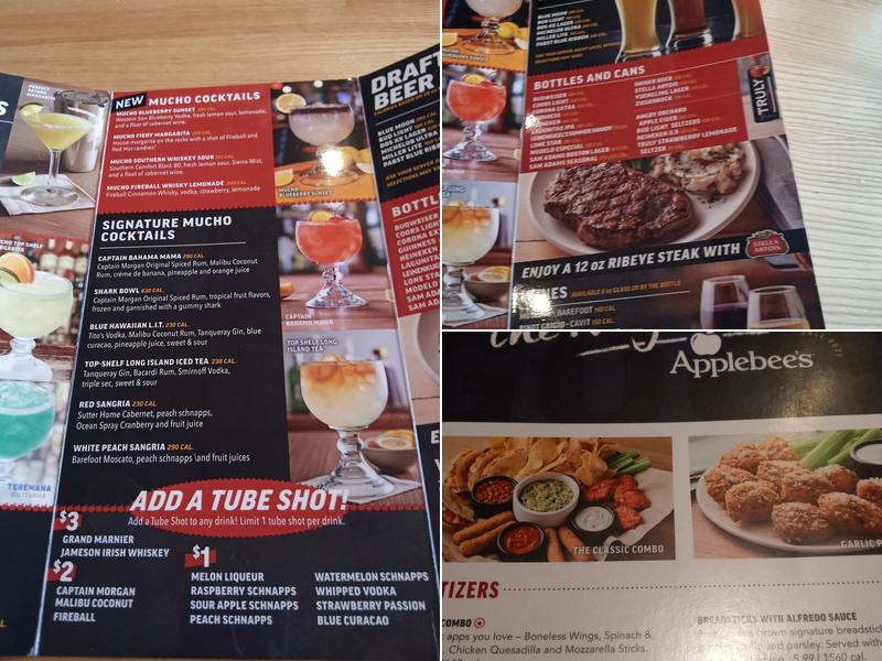 Applebee's Grill + Bar Menu