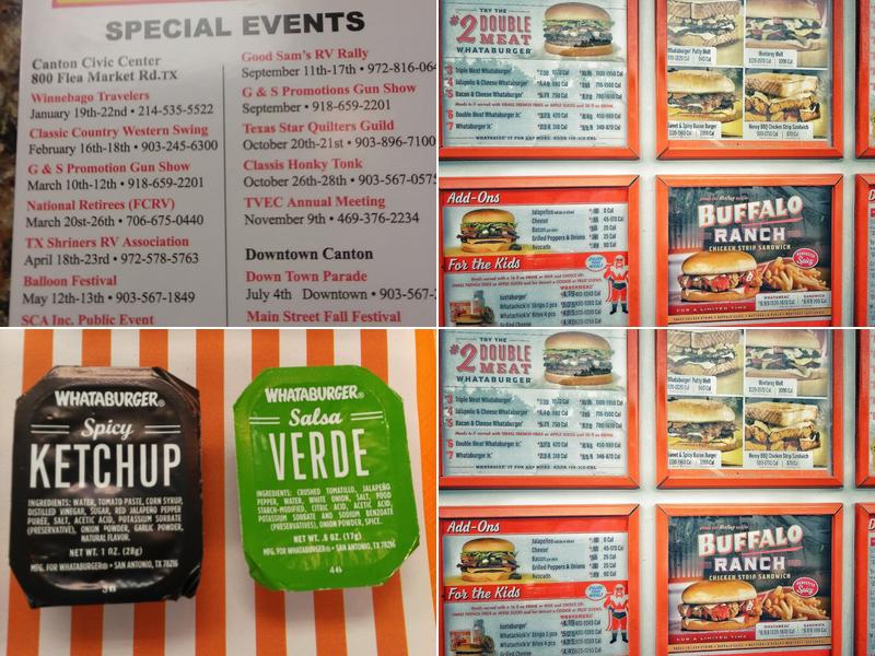 Whataburger Menu