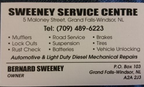 Sweeney's Service Centre Grand Falls-windsor