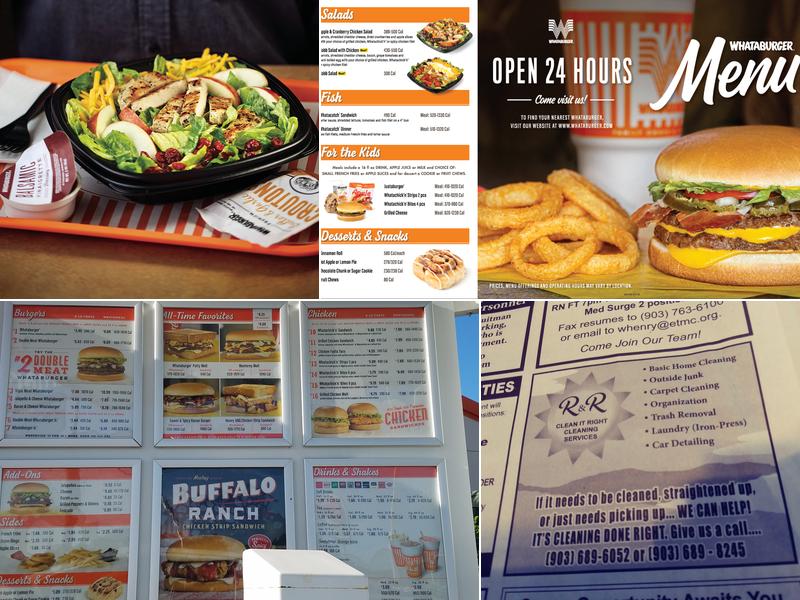 Whataburger Menu