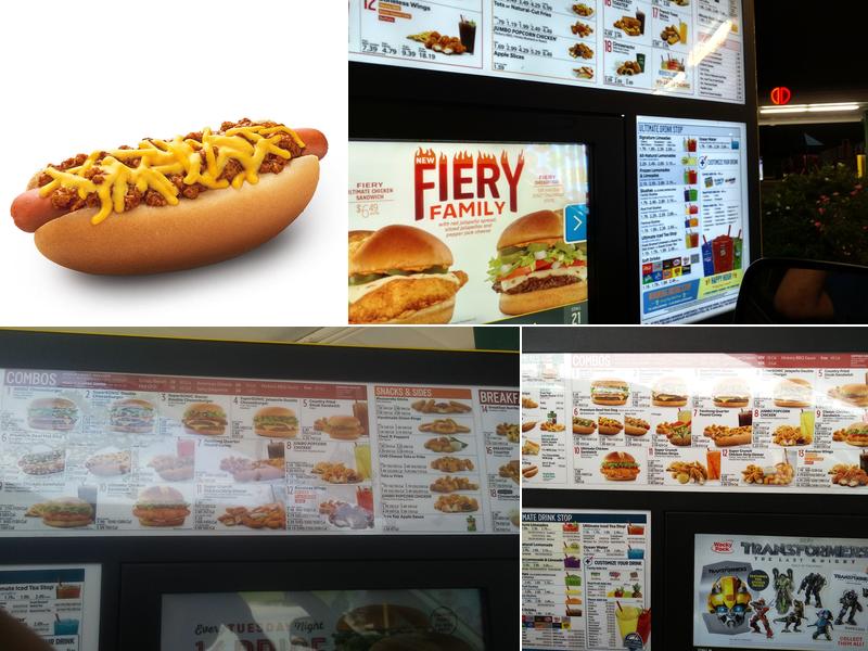 Sonic Drive-In Menu