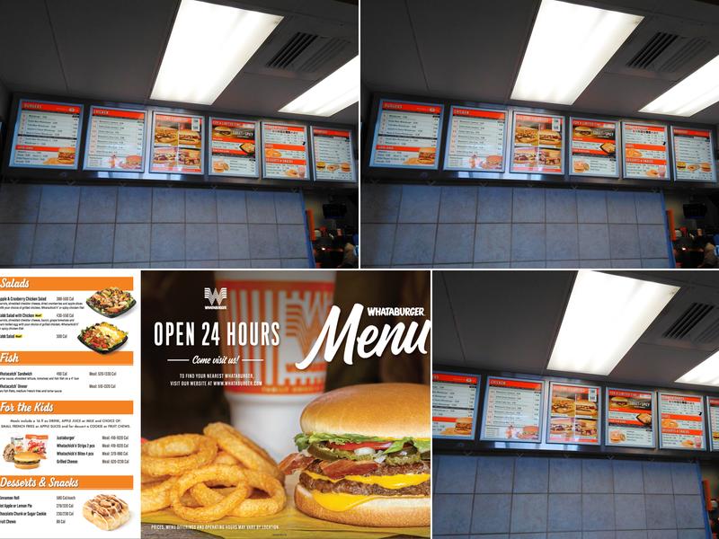 Whataburger Menu