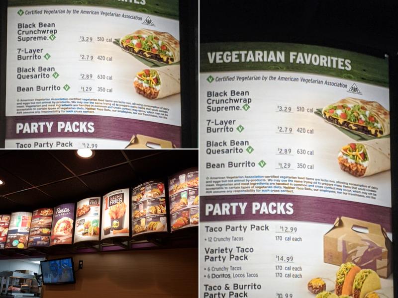 Taco Bell Menu