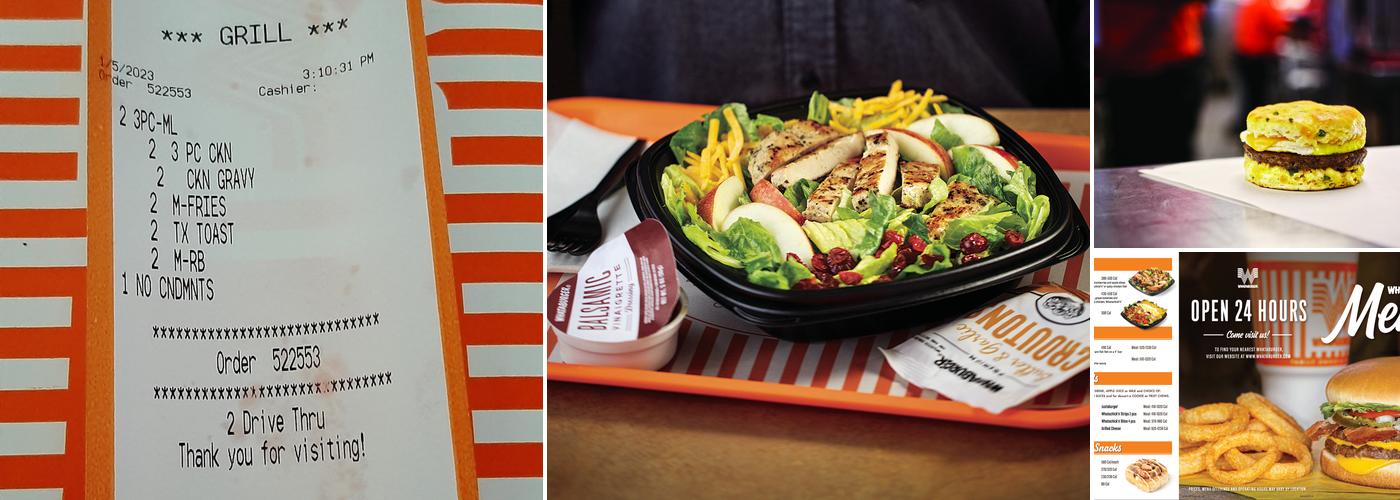 Whataburger Menu