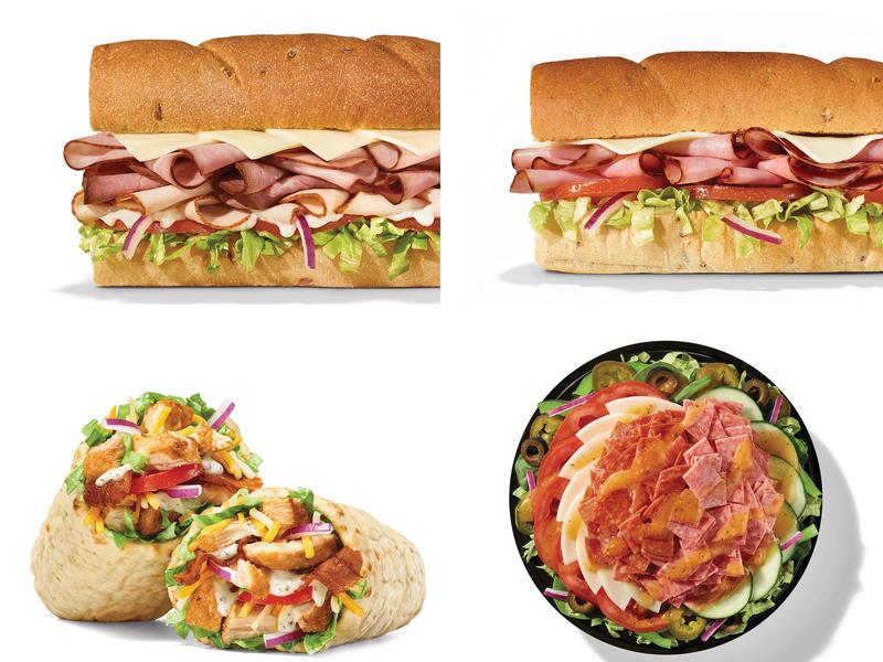 Subway Menu
