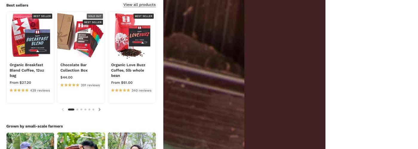 Equal Exchange West Menu