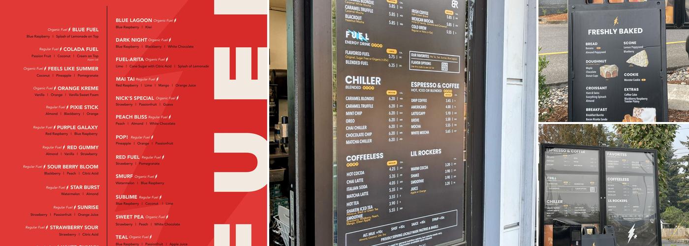 Black Rock Coffee Bar Menu