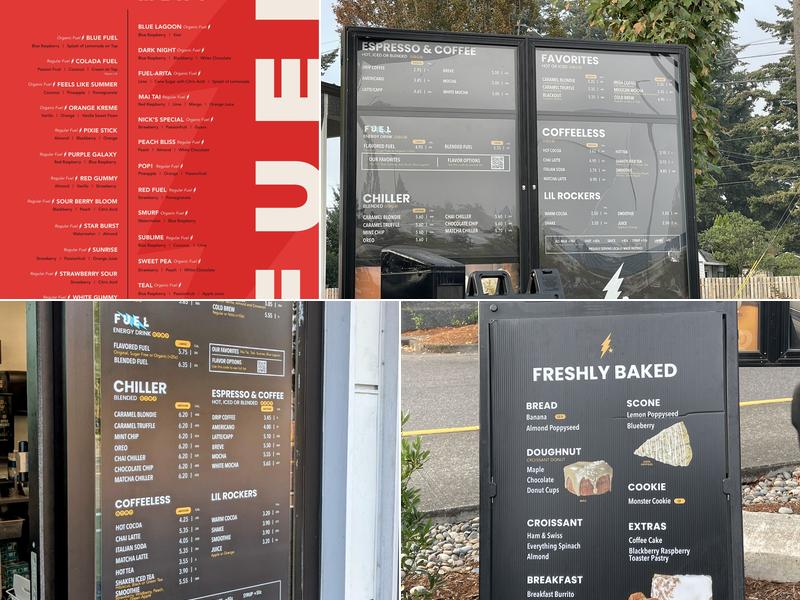 Black Rock Coffee Bar Menu