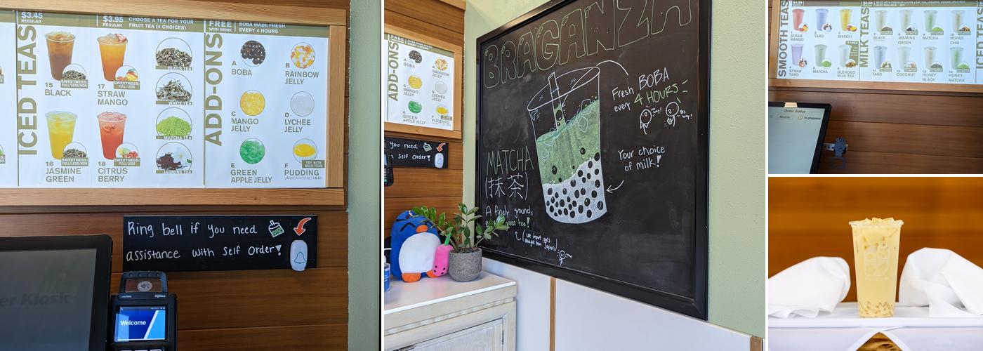 Braganza Tea Pickup Menu
