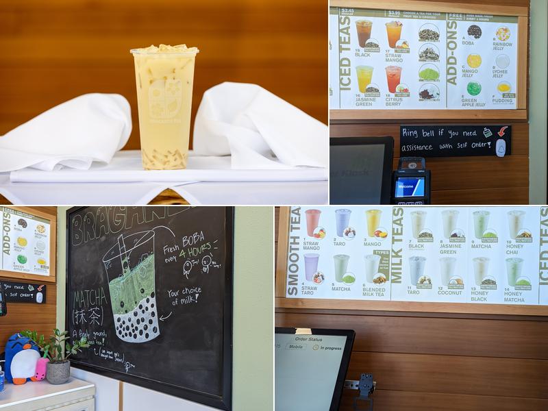 Braganza Tea Pickup Menu