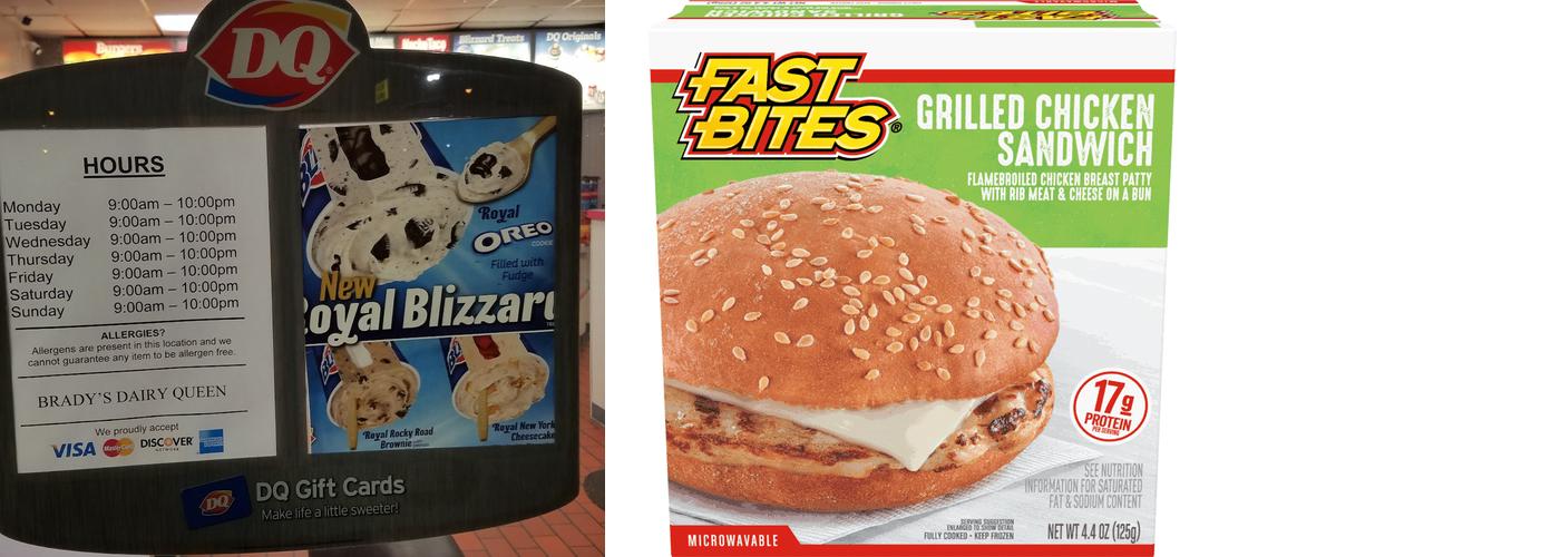 Dairy Queen Menu