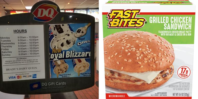 Dairy Queen Menu