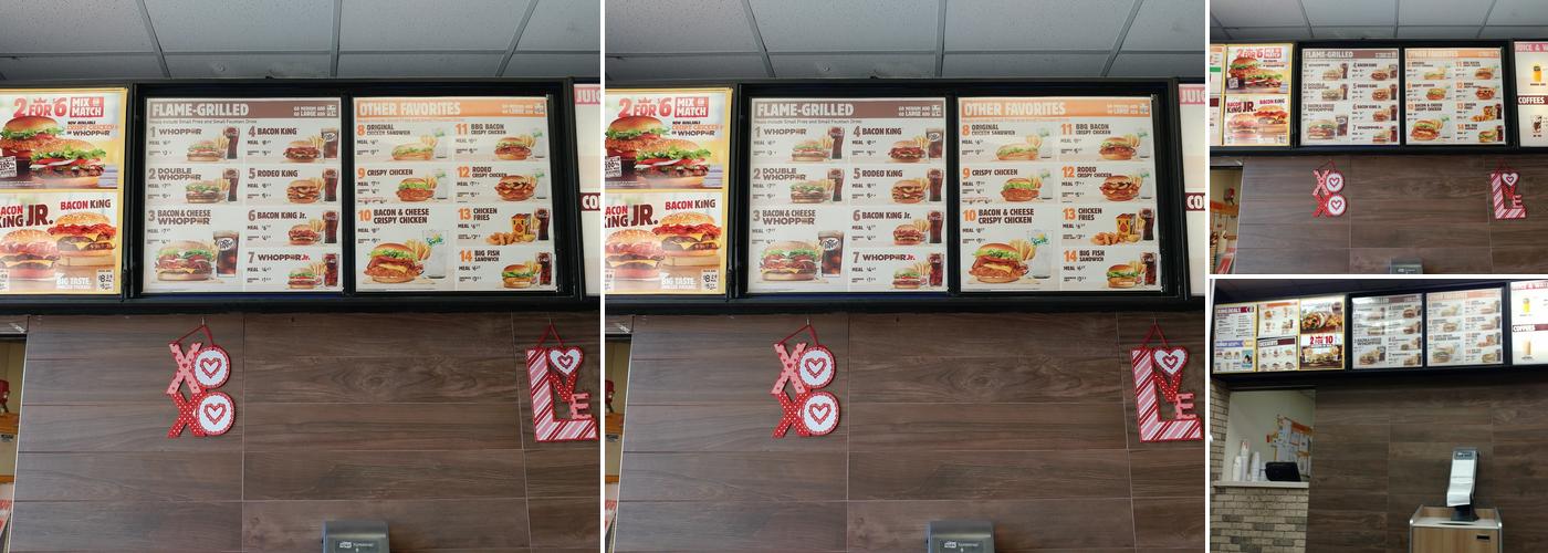 Burger King Menu