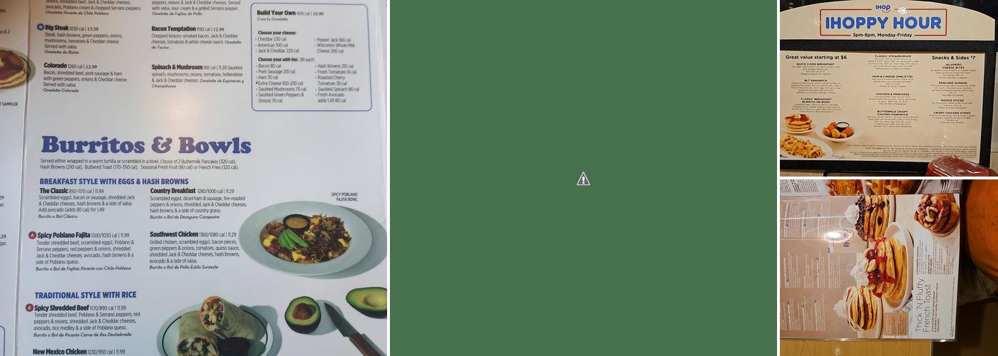 IHOP Menu