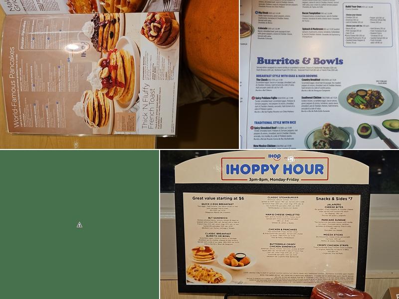 IHOP Menu