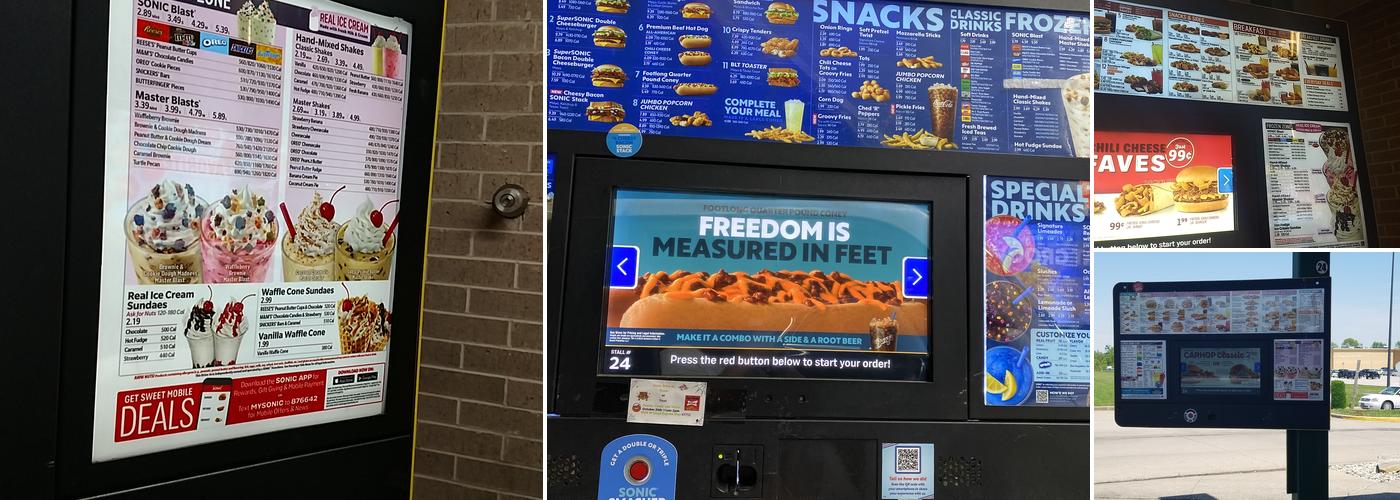 Sonic Drive-In Menu