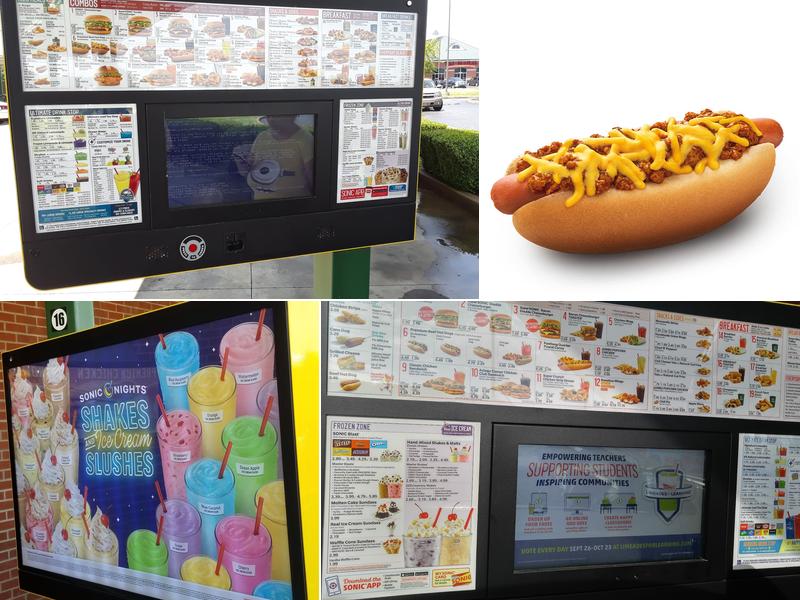 Sonic Drive-In Menu