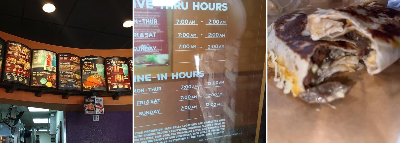 Taco Bell Menu