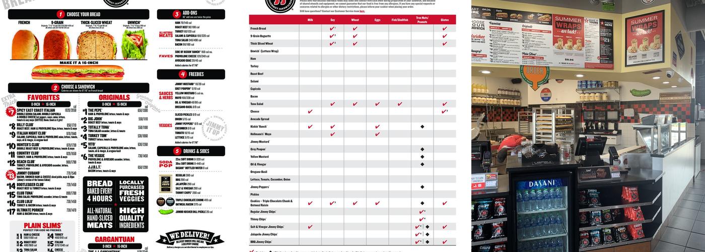 Jimmy John's Menu