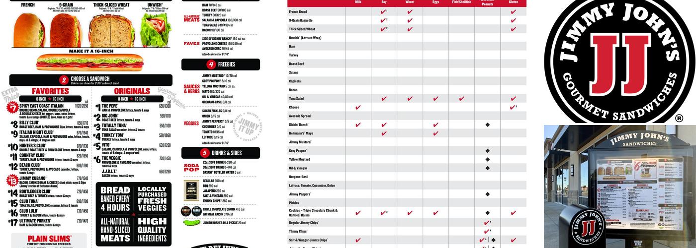 Jimmy John's Menu