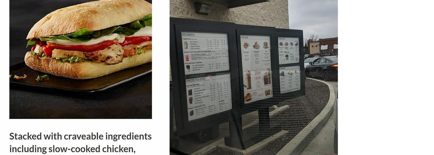 Starbucks Menu