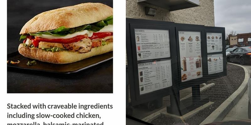 Starbucks Menu