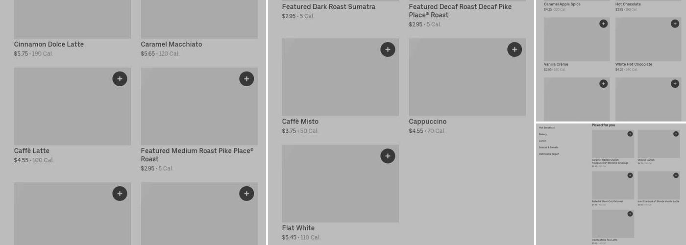Starbucks Menu