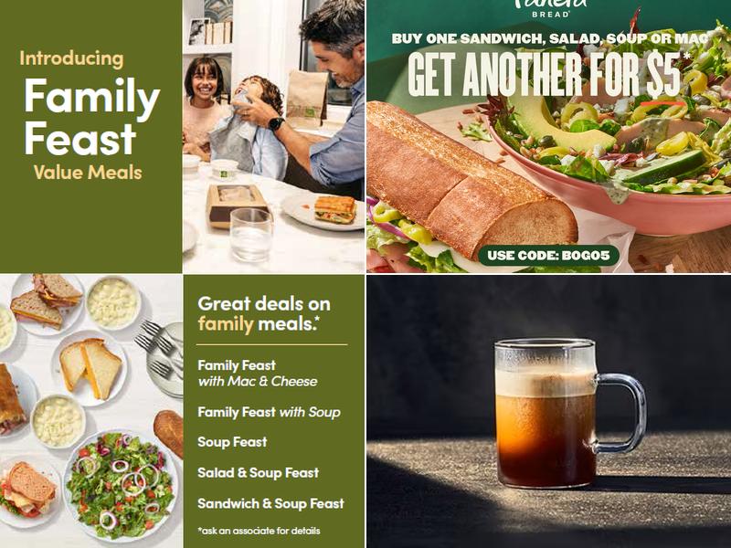 Panera Bread Menu