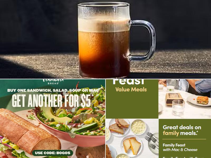 Panera Bread Menu