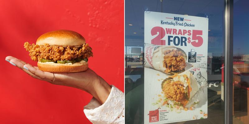 KFC Menu