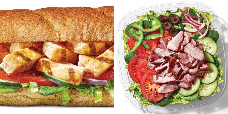 Subway Menu