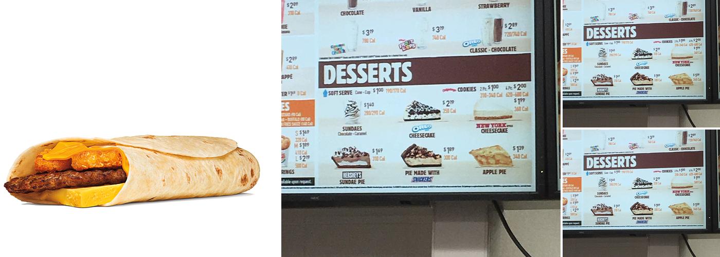 Burger King Menu
