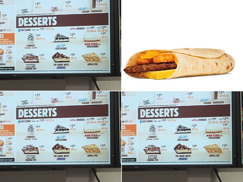 Burger King Menu