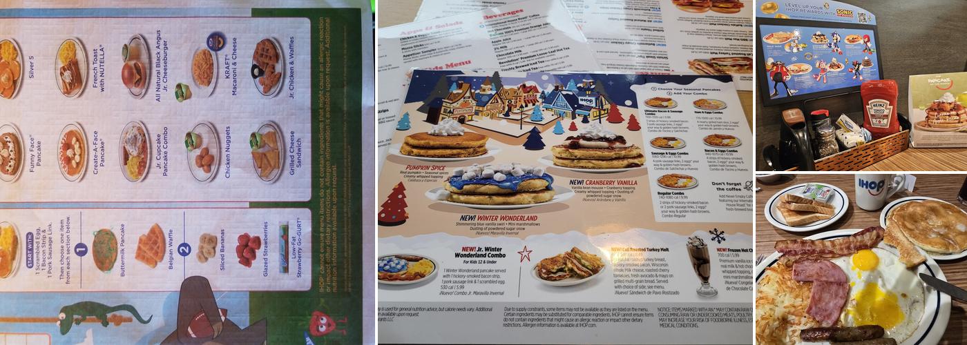 IHOP Menu