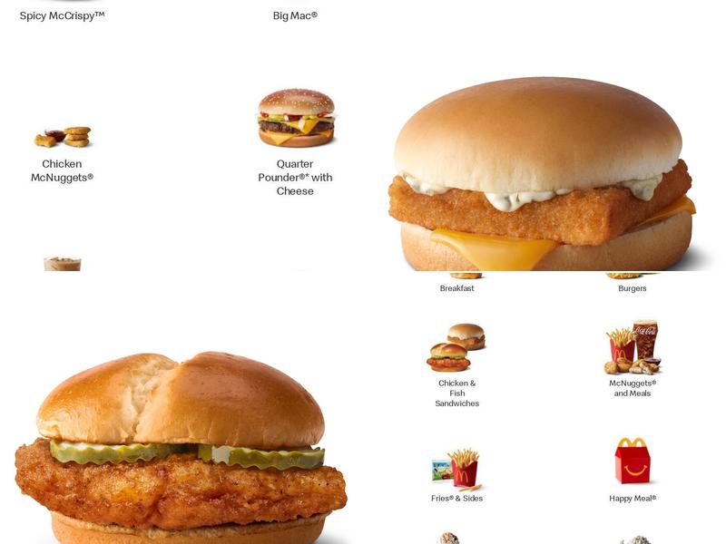 McDonald's Menu
