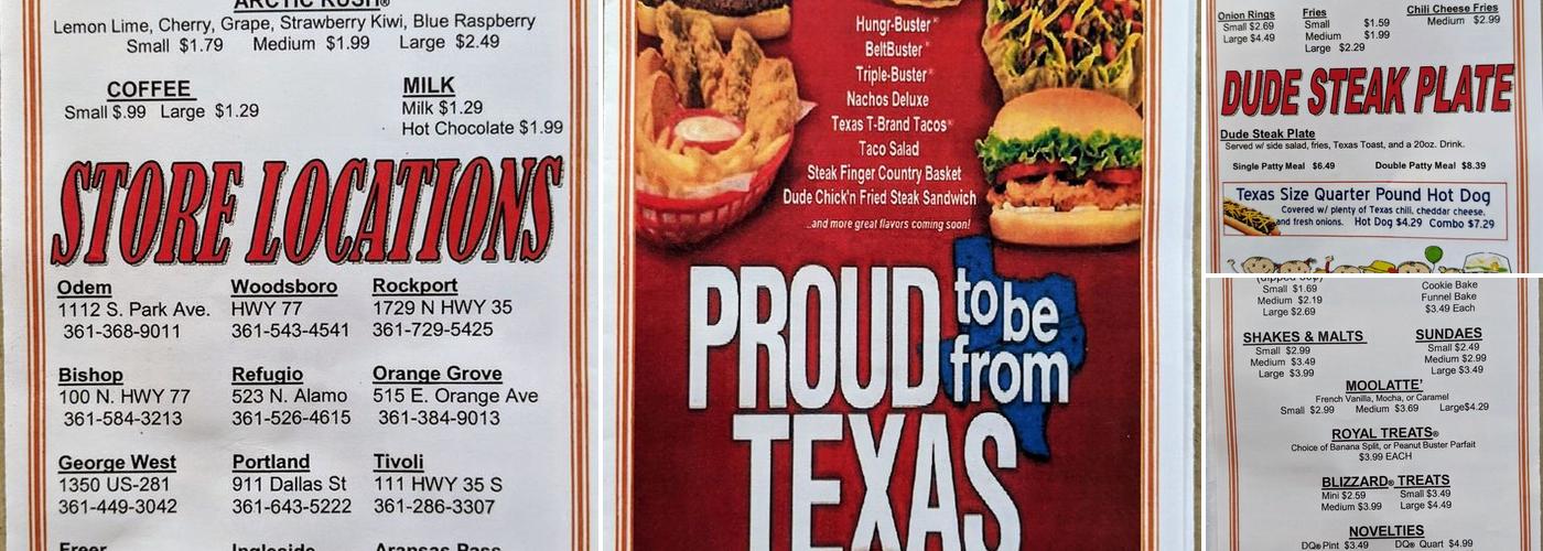 Dairy Queen Menu