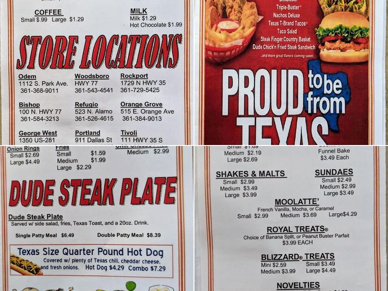 Dairy Queen Menu