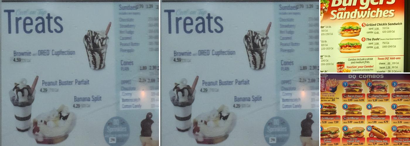 Dairy Queen Menu